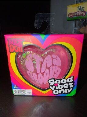 NeeDoh “Stay Groovy”  HeartPink Schylling Authentic